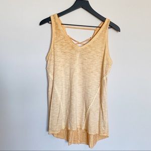 Maurices Orange Racer Back Tank Top Size S